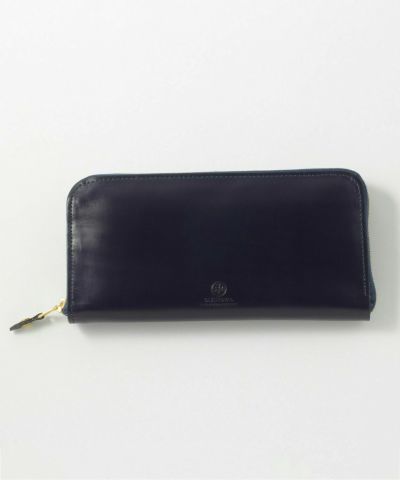 フラップ付長財布（エンボス） 全2色 | ブライドルレザーの名門 