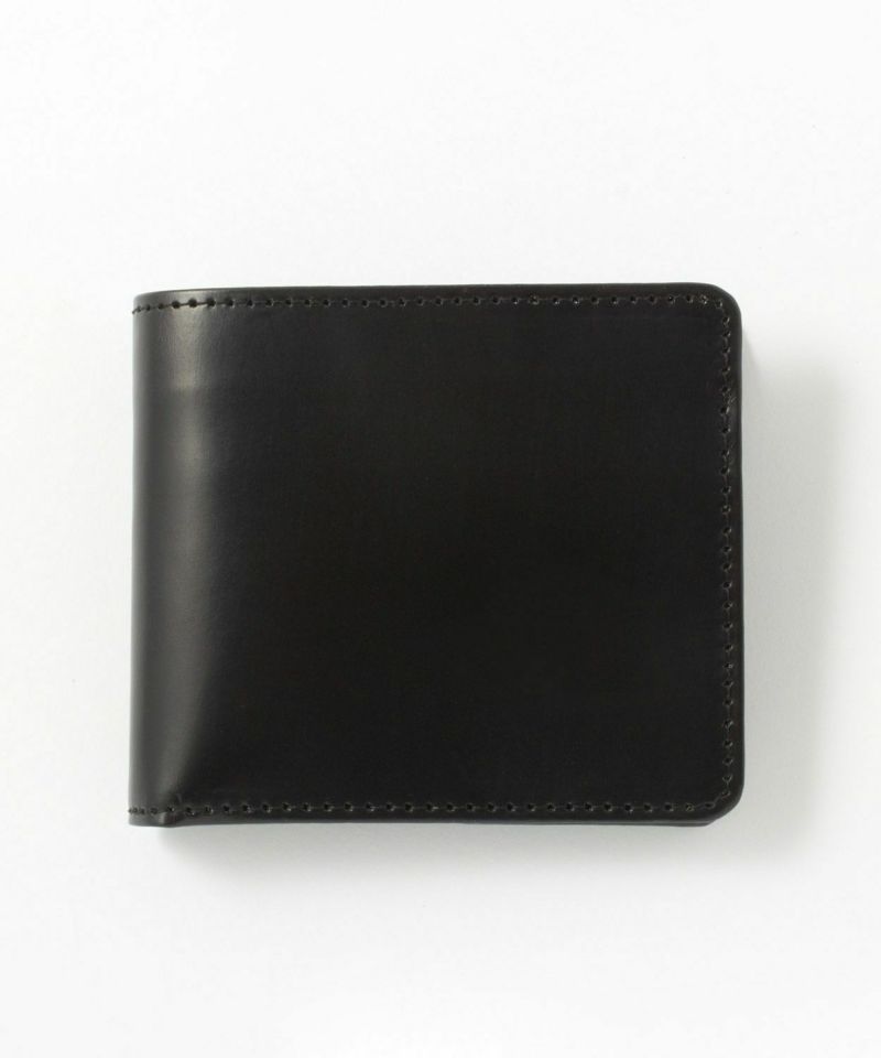 カラーブラックGLENROYAL  BORDEAUX COLLECTION 二つ折り 革 財布