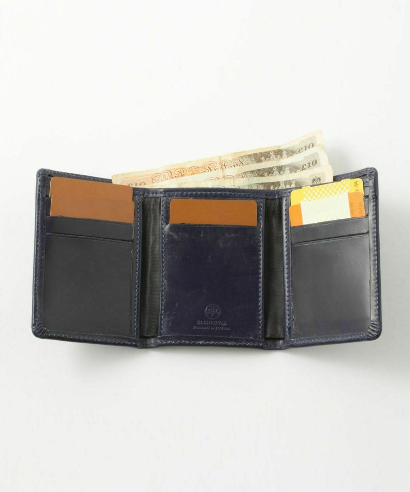コンパクト三つ折り財布（小銭入れ無） 全5色 | ブライドルレザーの