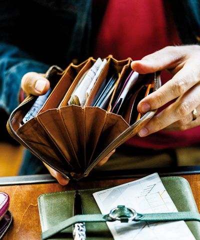 ジャバラ式財布（5室タイプ） 全6色