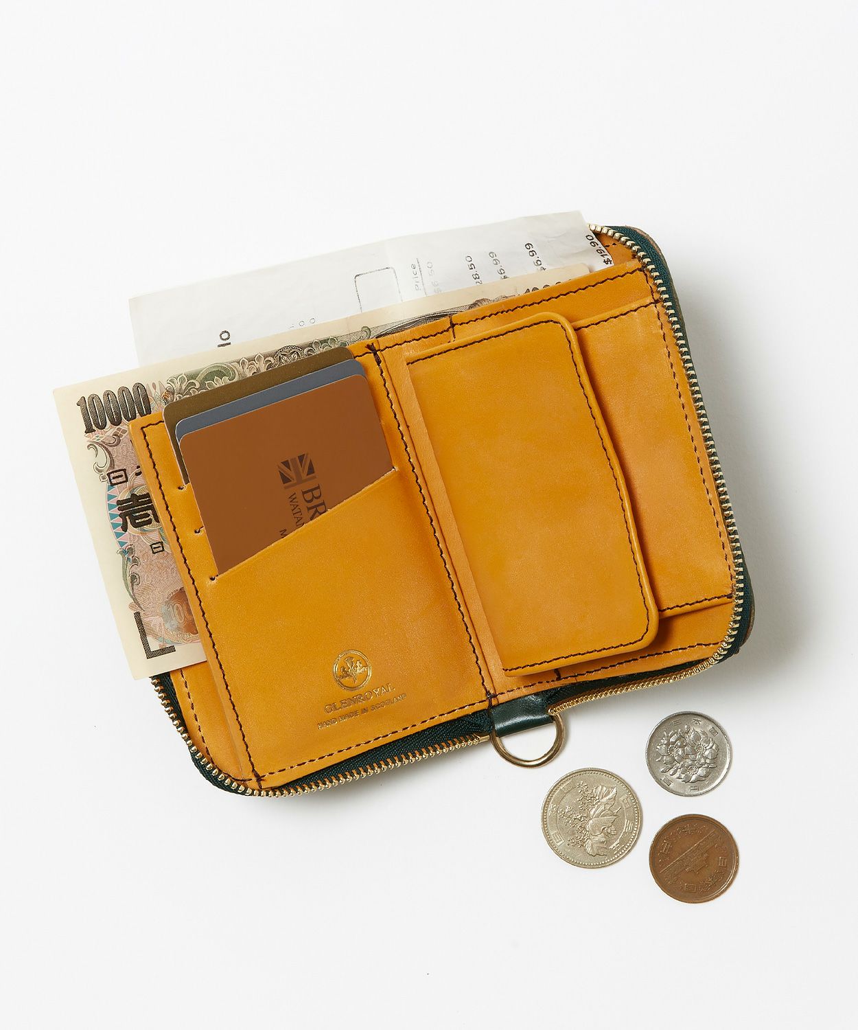 GLENROYAL公式サイト限定]ジップアラウンドスモールウォレット 全2色  