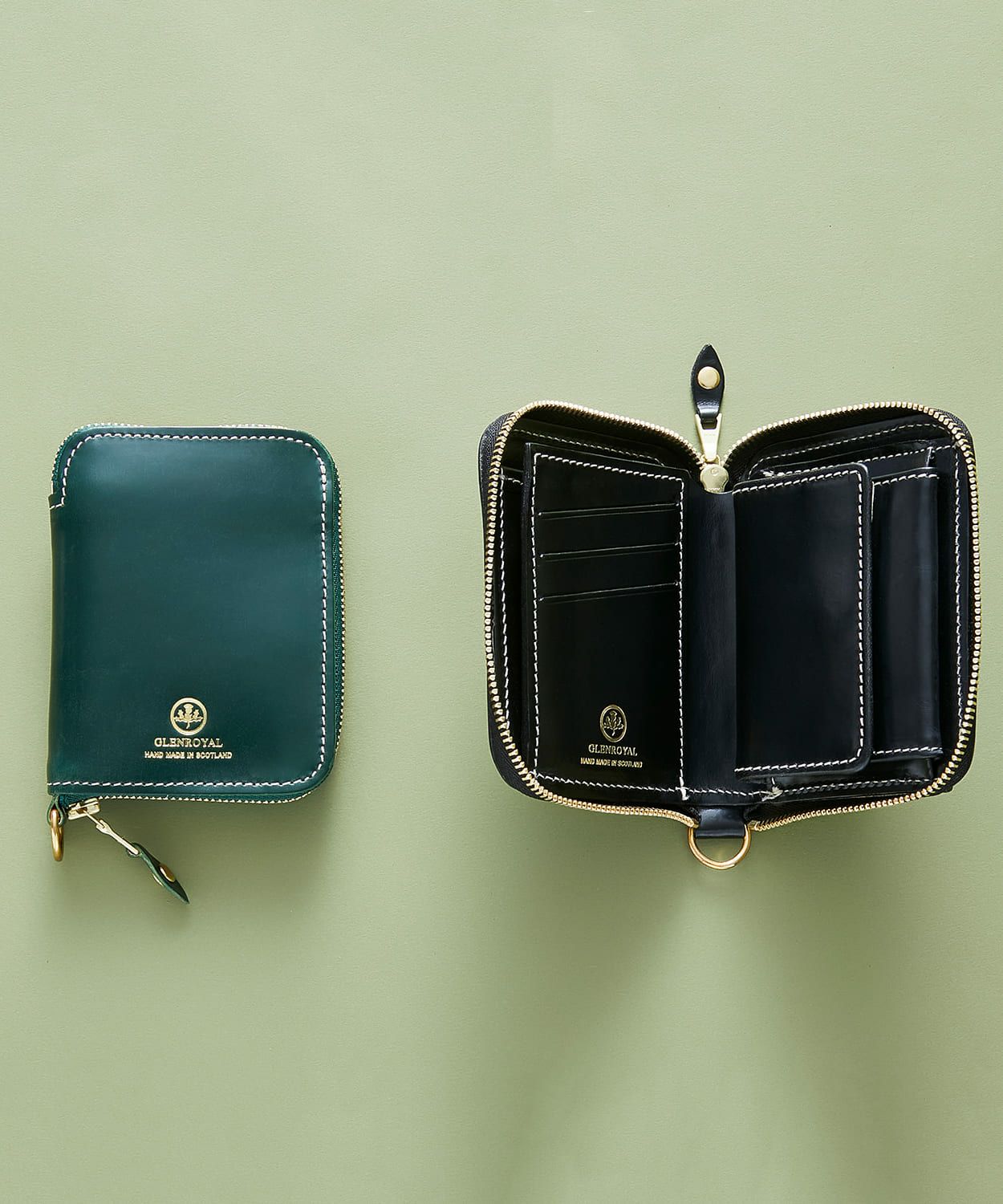GLENROYAL公式サイト限定]スモールジップウォレット 全2色 