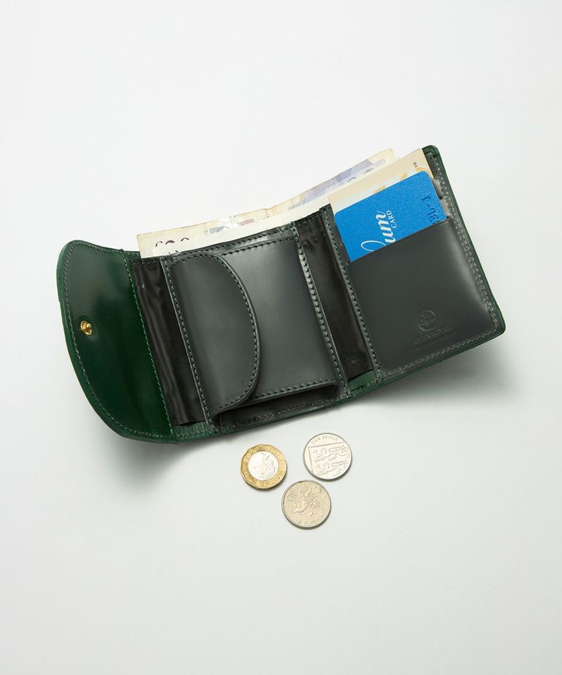 極美品　GLEN SMALL PURSE 限定バイカラー GLENROYAL公式限定]フラップ付きミニ財布(バイカラー) 全2色